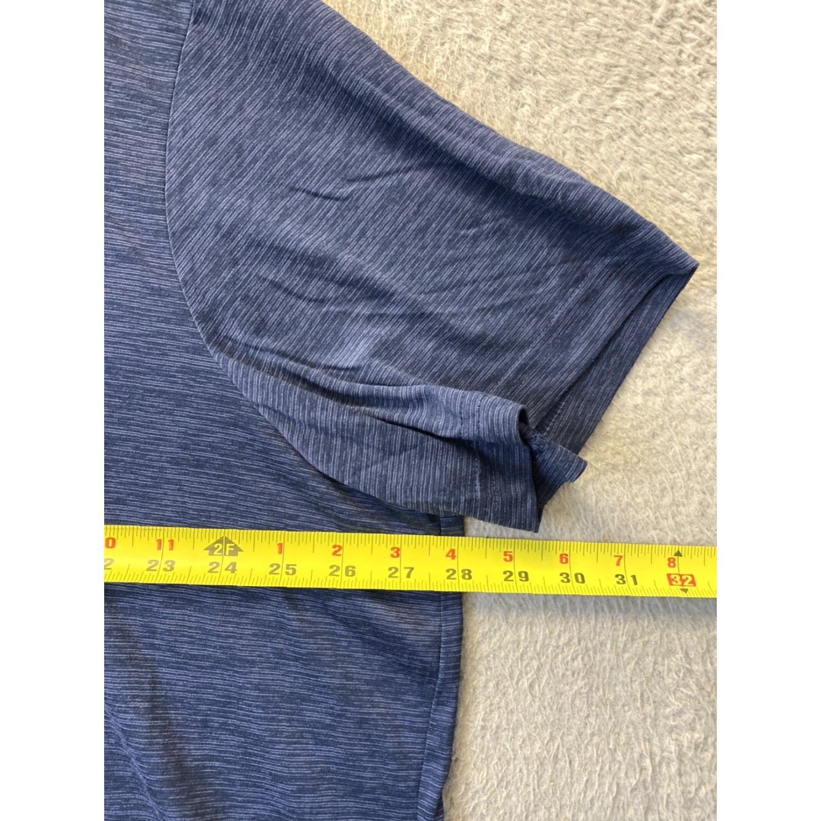 Athletic Works Athletic Works DriWorks Knit Shirt 3XL Navy Short Sleeve Crew Neck Mens Size US XXL / EU 58 / 5 - 3 Thumbnail