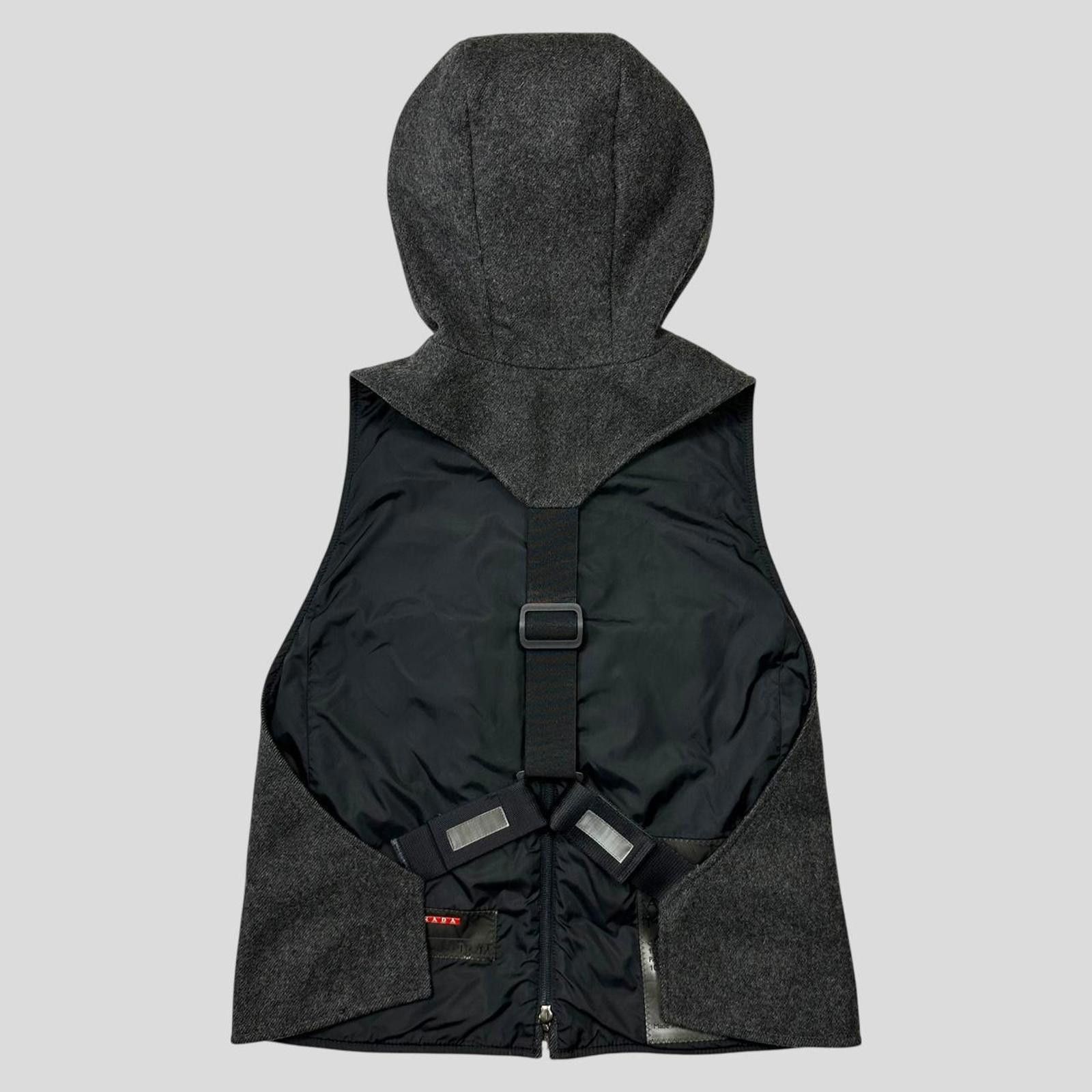 Prada Prada Sport AW99 Technical Wool Ninja Harness Vest IT42 (S) Size US S / EU 44-46 / 1 - 3 Thumbnail
