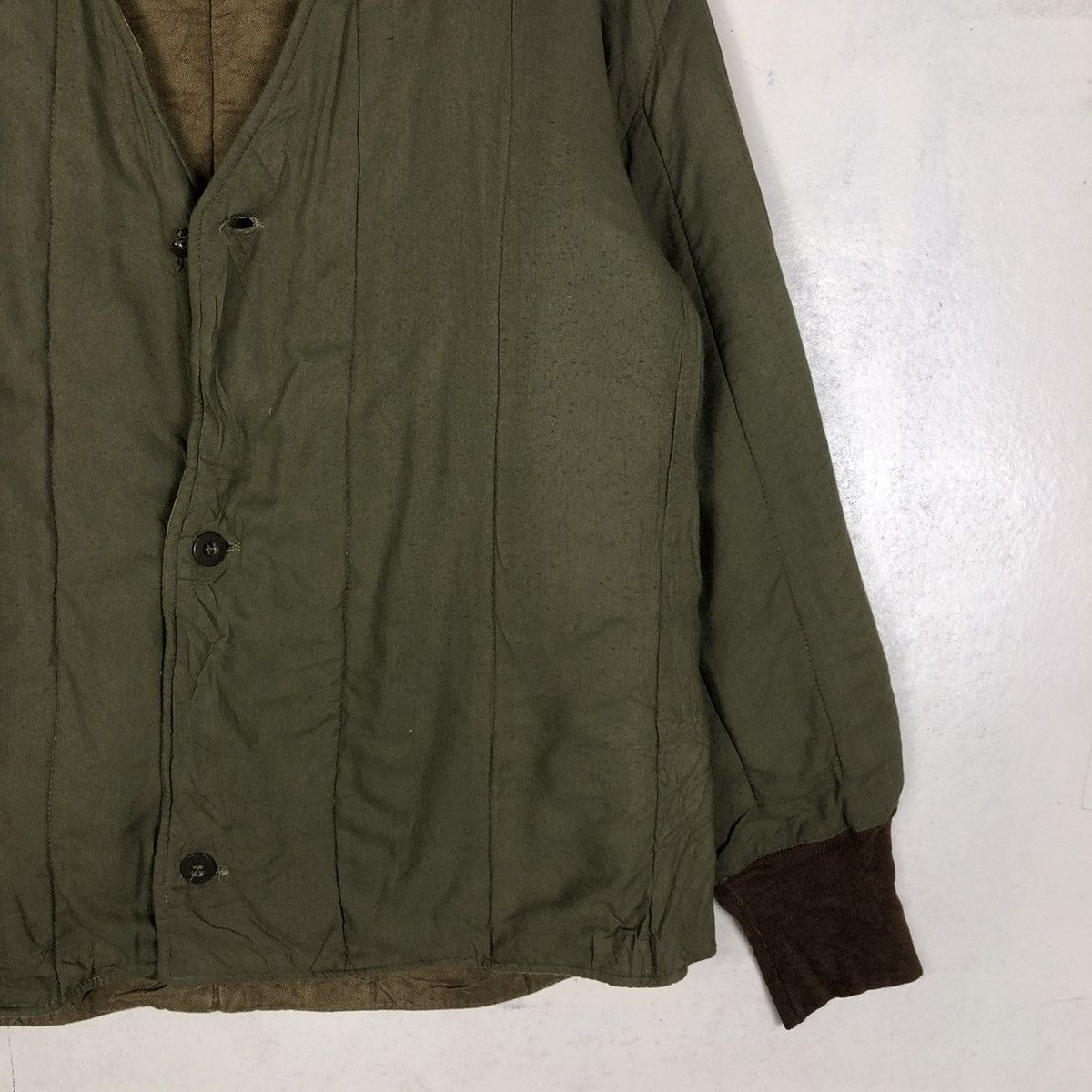 Vintage 📌VINTAGE BIKER JACKET QUILTED MILITARY BUZZ RICKSON Size US M / EU 48-50 / 2 - 7 Thumbnail