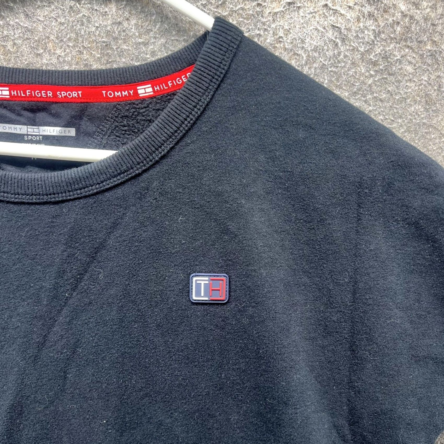 Tommy Hilfiger Tommy Hilfiger Sport Shirt Dress Women M Black Crewneck Logo Stripe Hem Tee Size M / US 6-8 / IT 42-44 - 3 Thumbnail