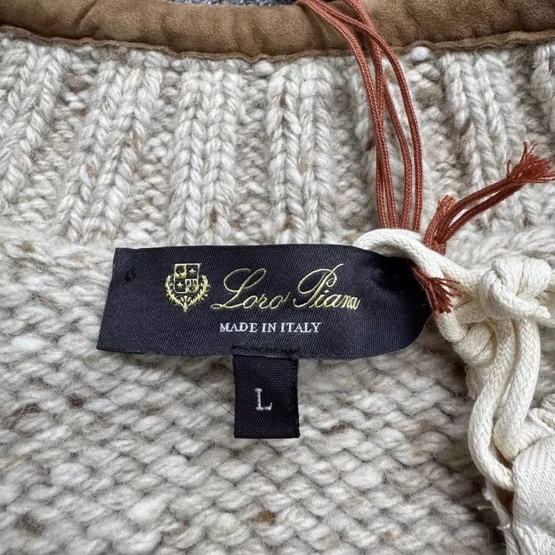 Loro Piana LORO PIANA a cardigan, a cardigan sweater Size US L / EU 52-54 / 3 - 3 Thumbnail