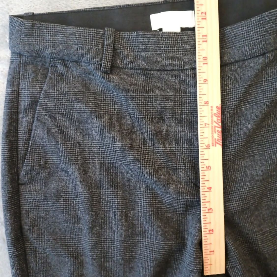 H&M H&M Dress Pants Womens Size 12 Gray Plaid Pockets 32x28 High Rise Regular Straight Wear Mens Womens Size 34" / US 12 / IT 48 - 4 Thumbnail