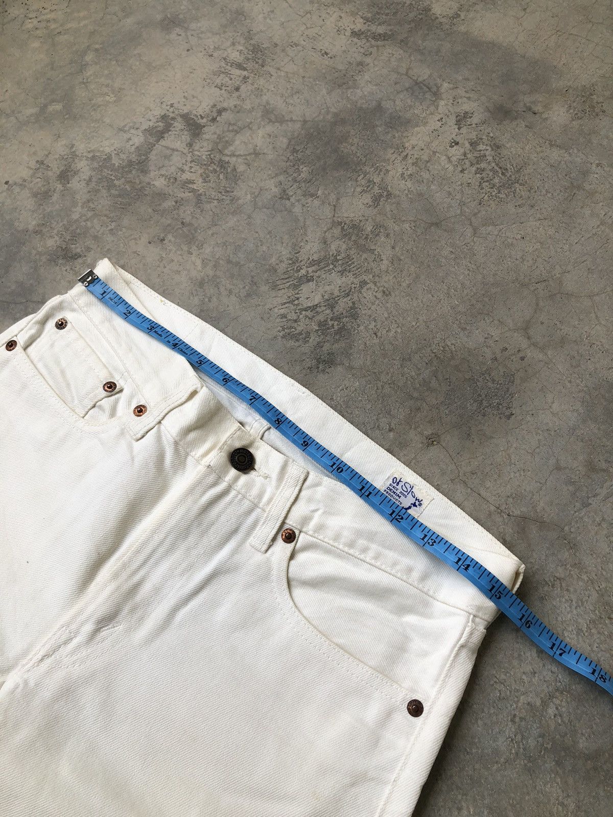 Orslow Orslow 107 Ivy Fit Denim White Size US 29 - 13 Thumbnail
