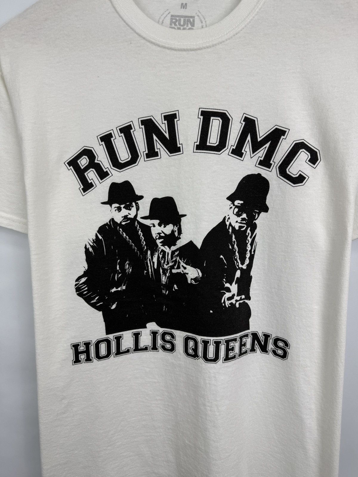RUN DMC 🇺🇸 Vintage Y2K RUN DMC Hollis Queens Rap Hip Hop Band T-Shirt Size US M / EU 48-50 / 2 - 4 Thumbnail