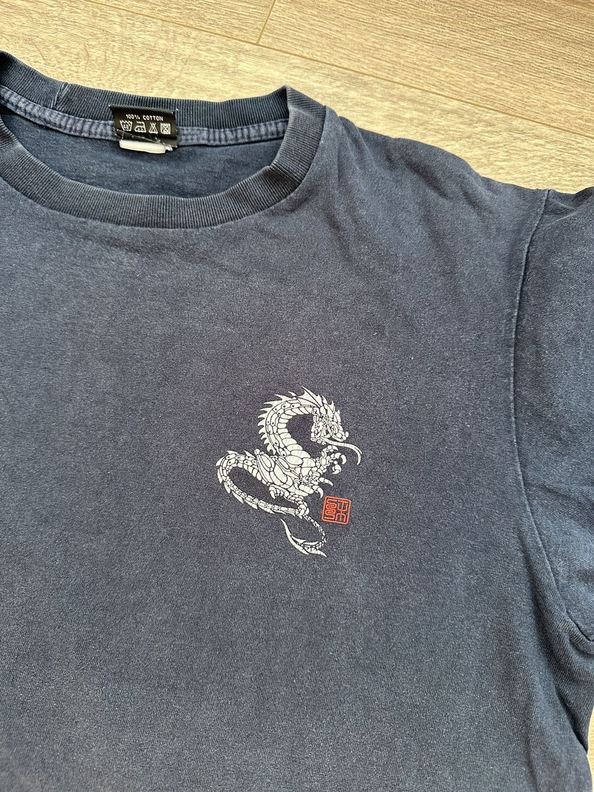 Stussy 🔥VINTAGE STUSSY OUTDOOR Y2K DRAGON FADED T-SHIRT🔥 Size US S / EU 44-46 / 1 - 6 Thumbnail