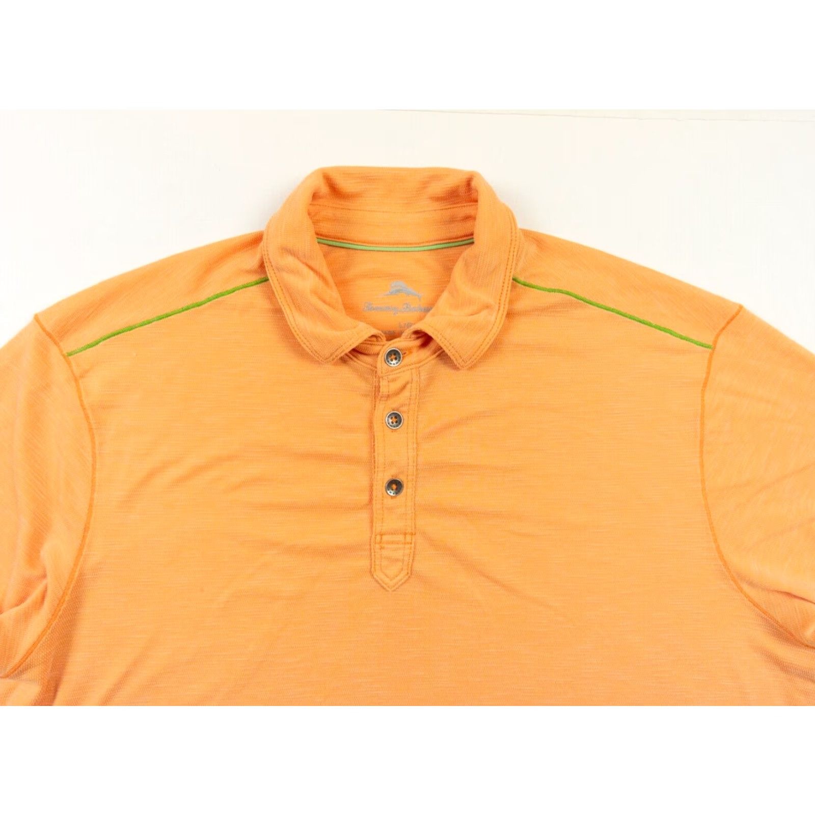 Tommy Bahama Tommy Bahama Polo Shirt Mens Large Orange Short Sleeve Collared Adult Casual Sportswear Size US L / EU 52-54 / 3 - 2 Thumbnail