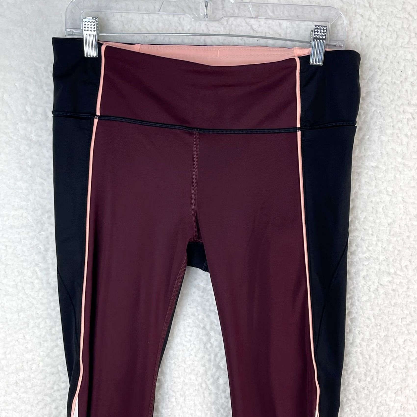 Athleta Athleta Velocity Stash Pocket Crop Leggings Womens Colorblock Stretch Size Medium Size 32" / US 10 / IT 46 - 2 Thumbnail