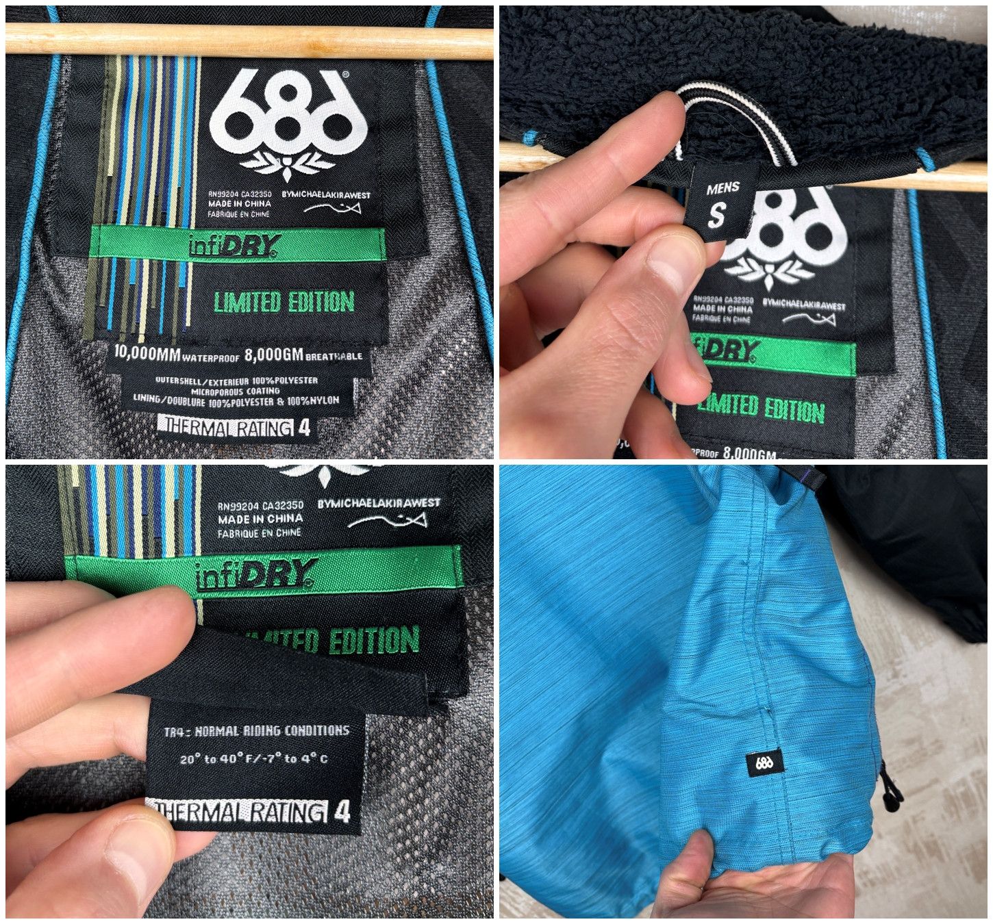686 686 infidry Jacket Limited Edition Ski Snowboard Size US S / EU 44-46 / 1 - 16 Thumbnail