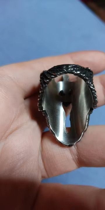 Jewelry Angel Wing Skull Ring Streetwear Jewelry Fashion Gift Size ONE SIZE - 3 Thumbnail
