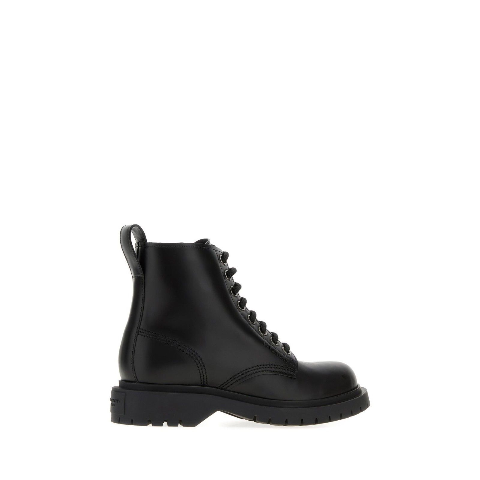 Givenchy GIVENCHY Lace Black Leather Ankle Boots New & Authentic (Wom Size US 6 / IT 36 - 3 Thumbnail