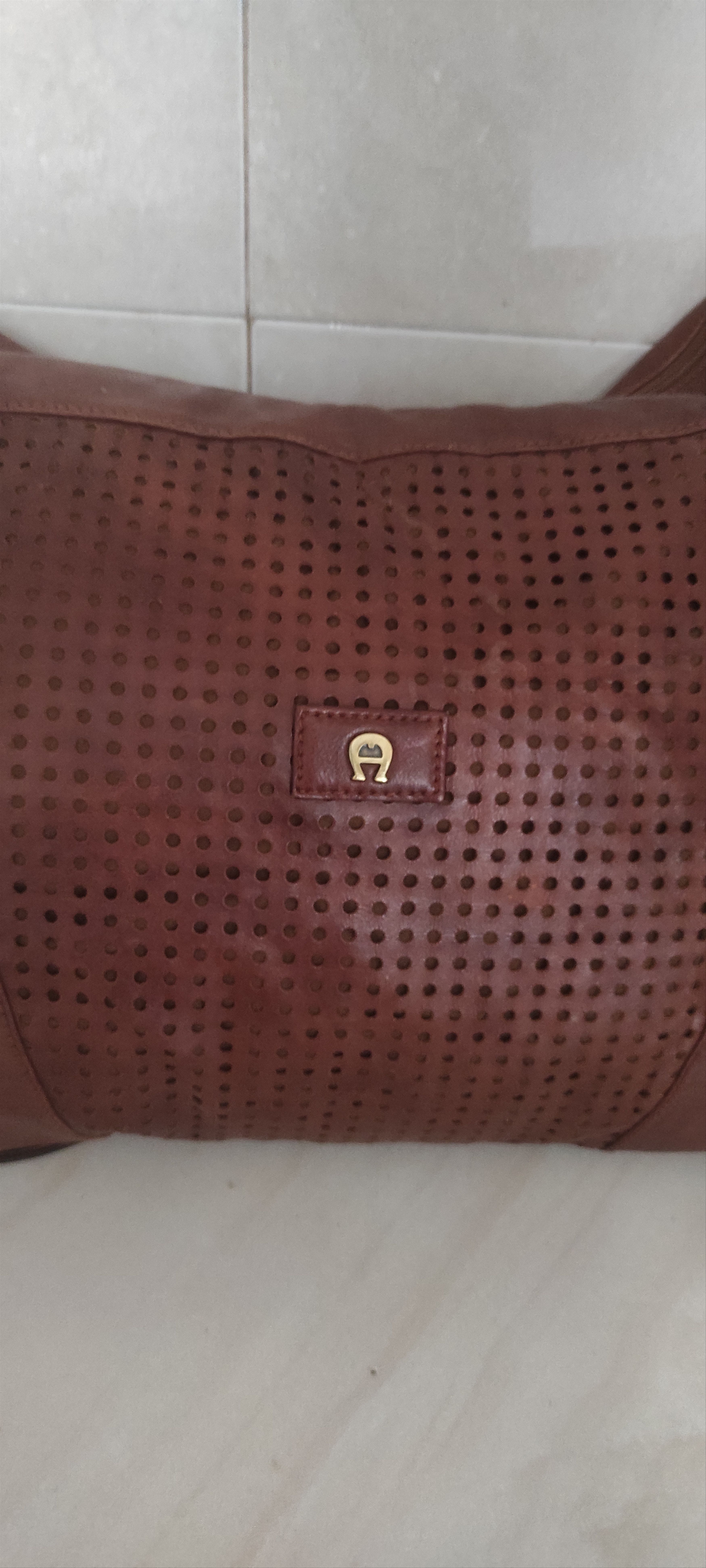 Etienne Aigner Etienne Aigner 70s Woven Leather Top Handle Travel Bag Size ONE SIZE - 6 Thumbnail