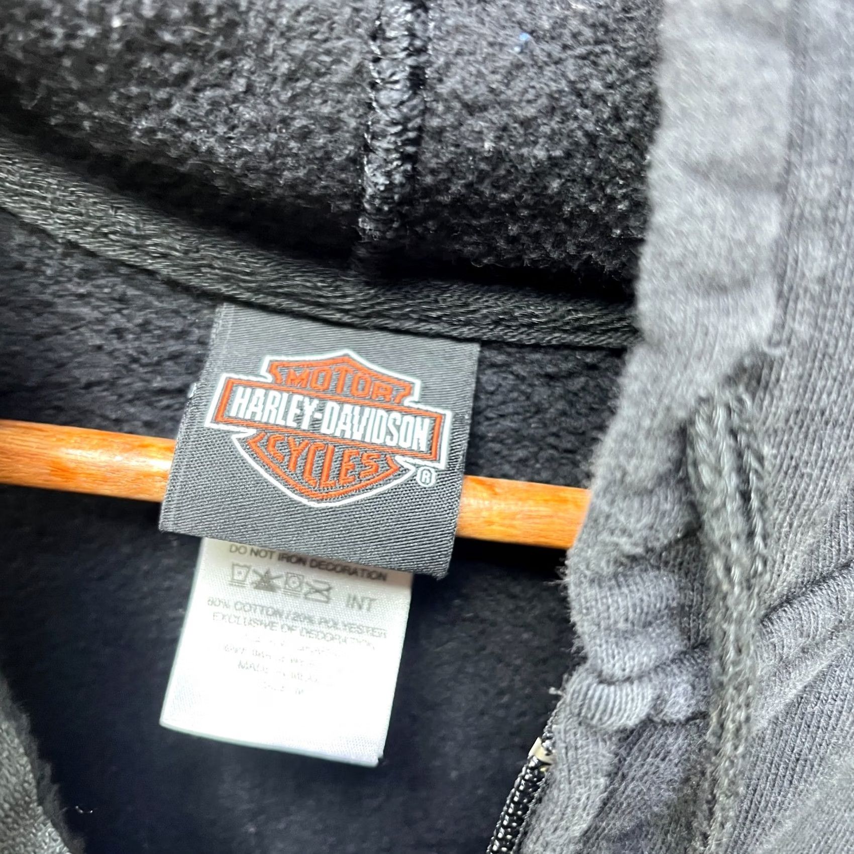 Harley Davidson VINTAGE Harley Davidson Hoodie Medium Zip Up Embroidered Logo Size US M / EU 48-50 / 2 - 3 Thumbnail