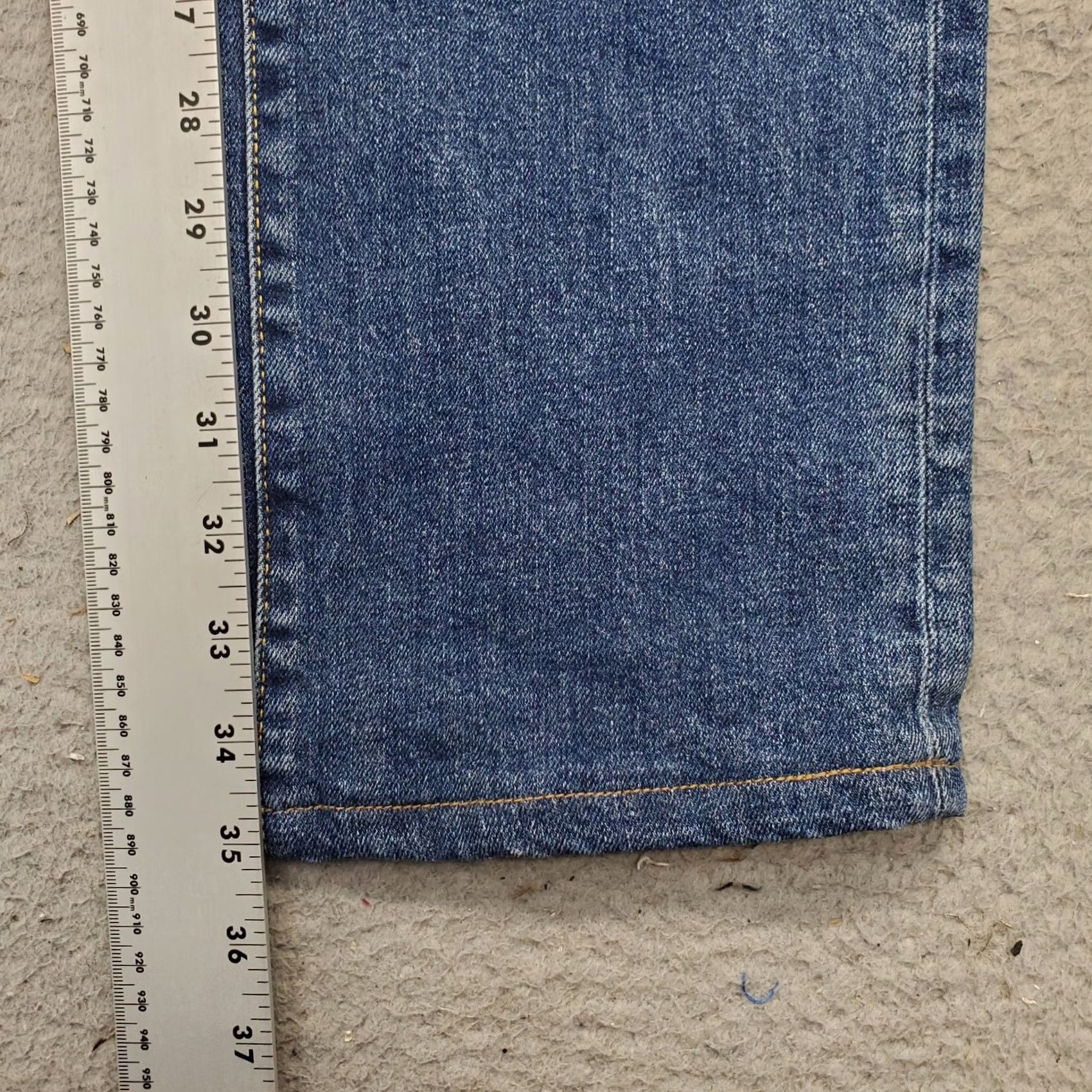 Lands' End VINTAGE Lands' End Jeans Men 38 Navy Denim Slim Fit Coupe Ajusté Straight Fit Jeans Mens 38 Navy Denim Slim Fit Straight Fit Size US 38 / EU 54 - 4 Thumbnail