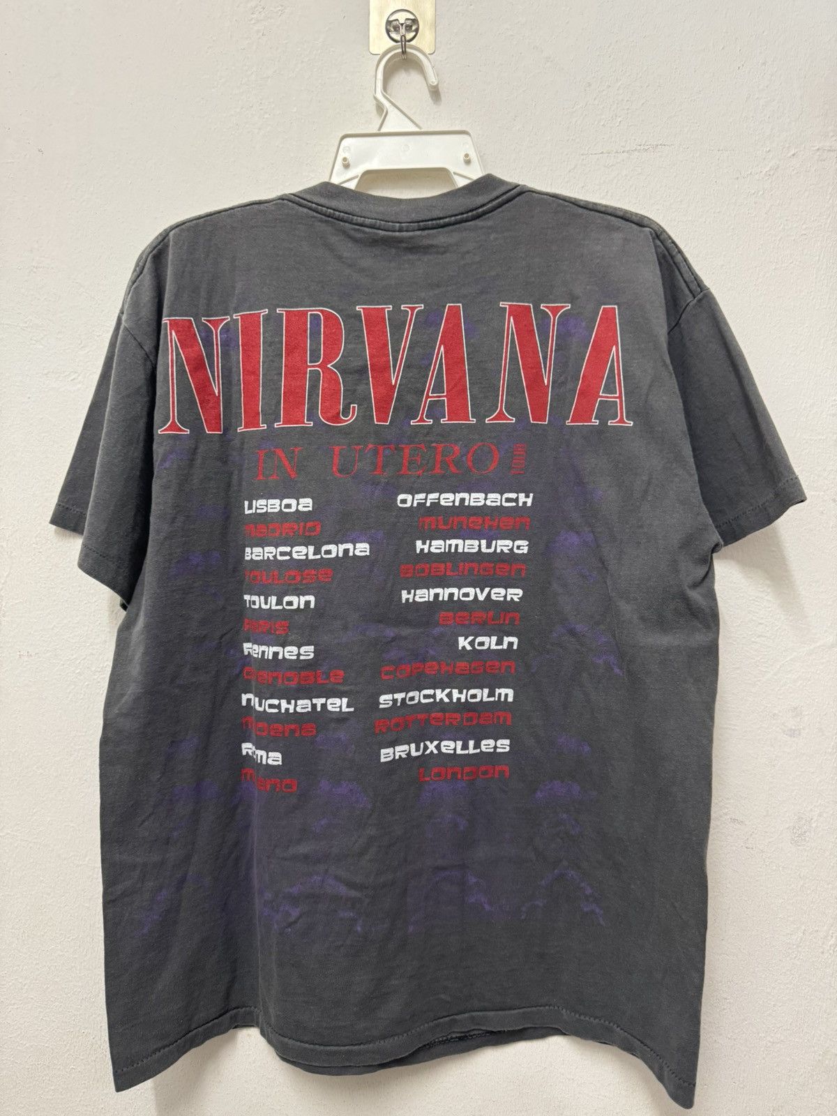 Nirvana Nirvana Bottleg Mexico Grunger Band Poet T shirt Size US L / EU 52-54 / 3 - 4 Thumbnail