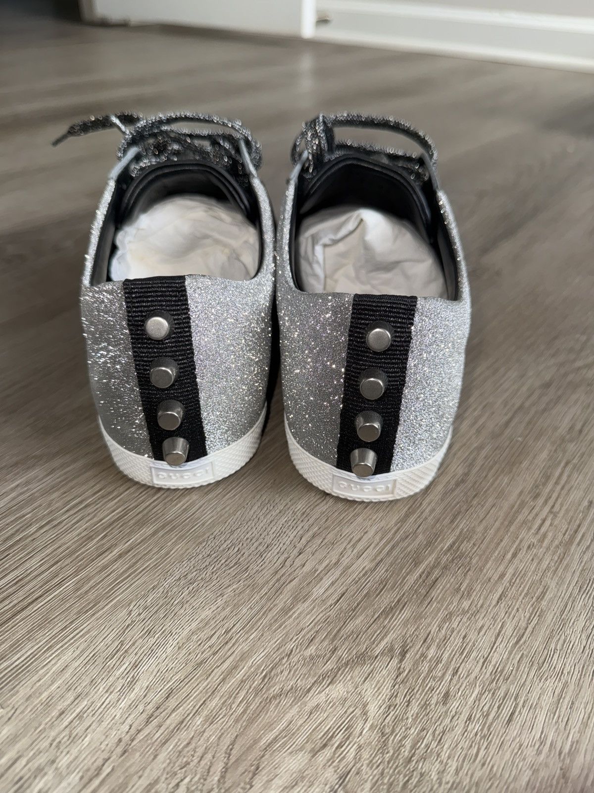 Gucci Gucci Bambi Sparkling Sneakers Size US 7.5 / EU 40-41 - 6 Thumbnail
