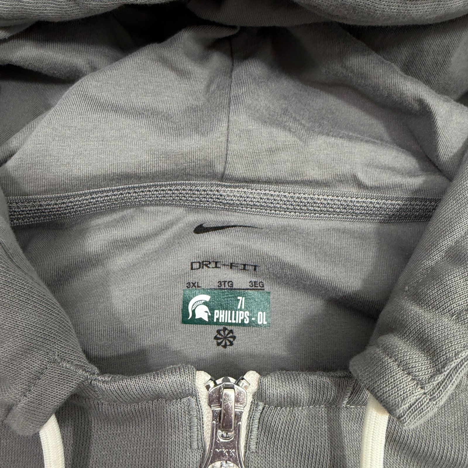 Nike Nike Michigan State Spartans Full Zip Hoodie Men's 3XL MSU Size US XXL / EU 58 / 5 - 3 Thumbnail