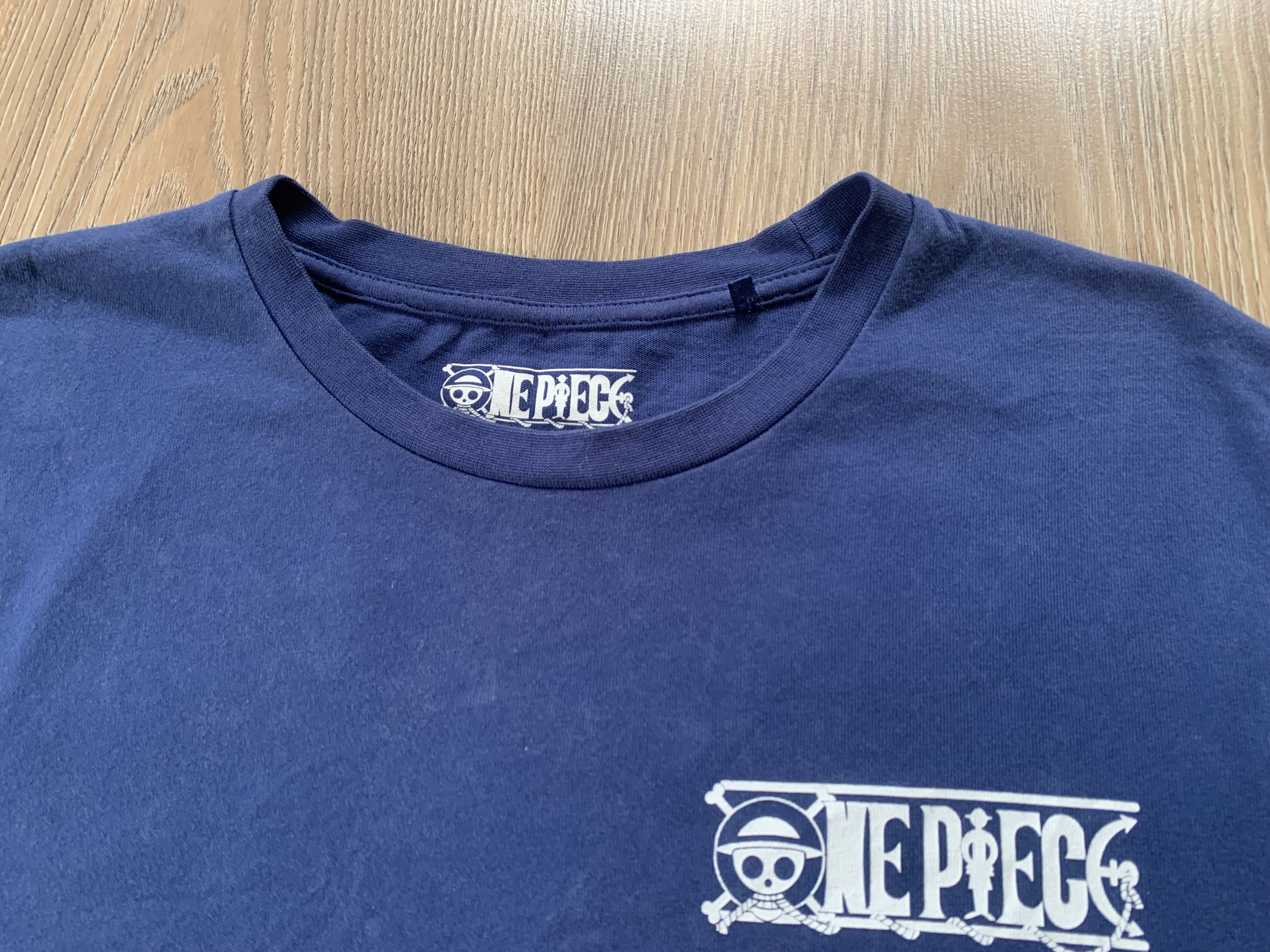 Primark One Piece Anime Crew Neck Blue Printed T Shirt Size US XS / EU 42 / 0 - 5 Thumbnail