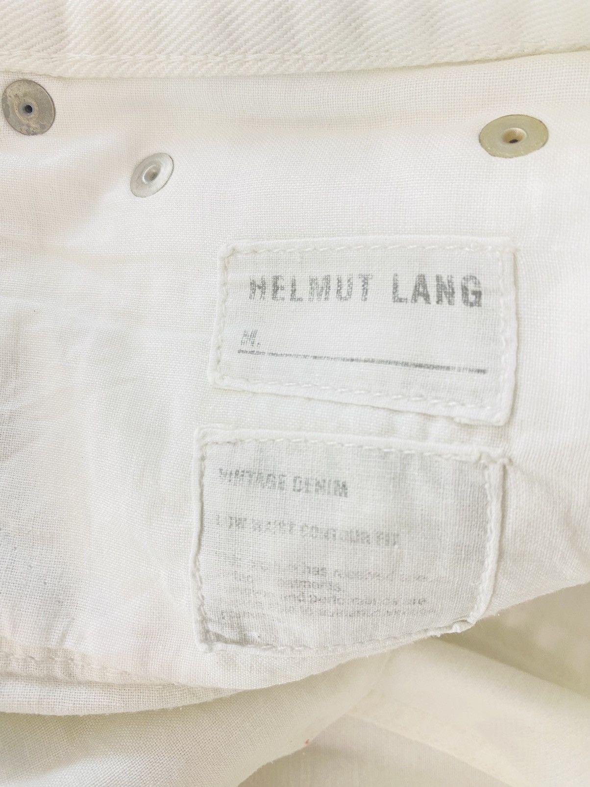 Helmut Lang Helmut Lang White Jeans Size US 30 / EU 46 - 13 Thumbnail
