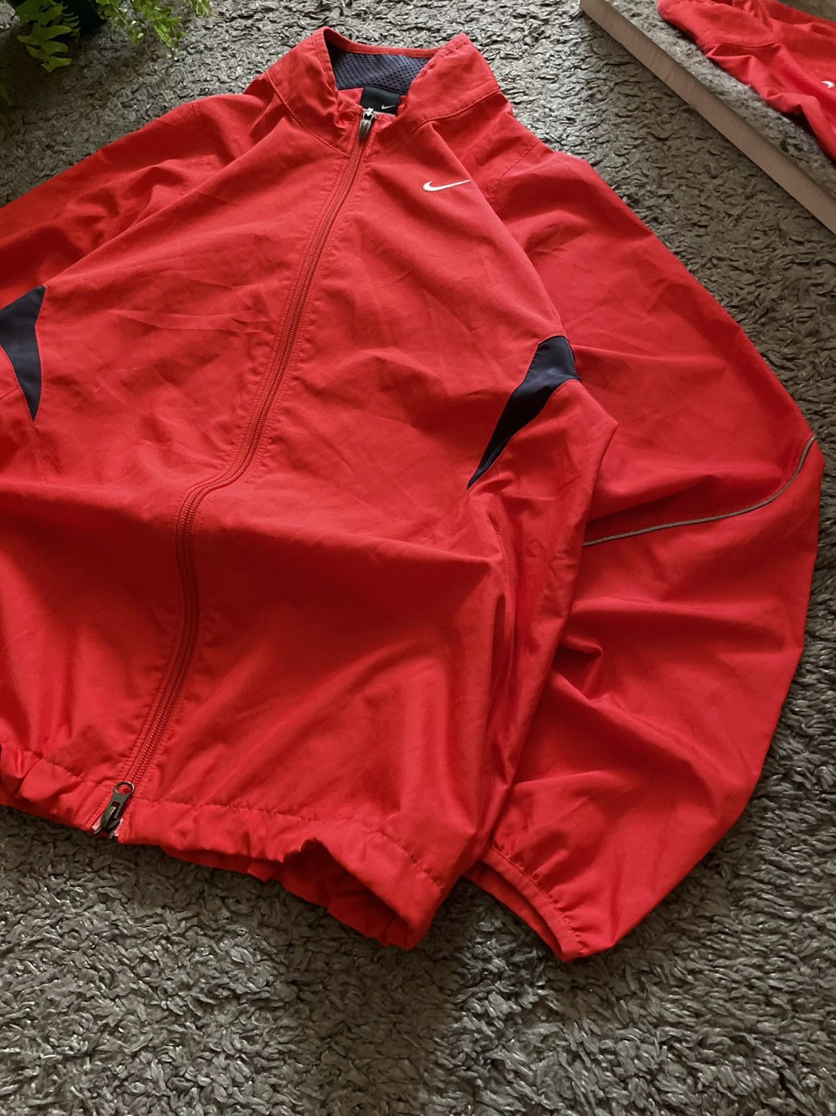 Nike × Vintage 00s Nike Vintage Light Jacket Streetwear Logo Swoosh Rare Size US S / EU 44-46 / 1 - 5 Thumbnail