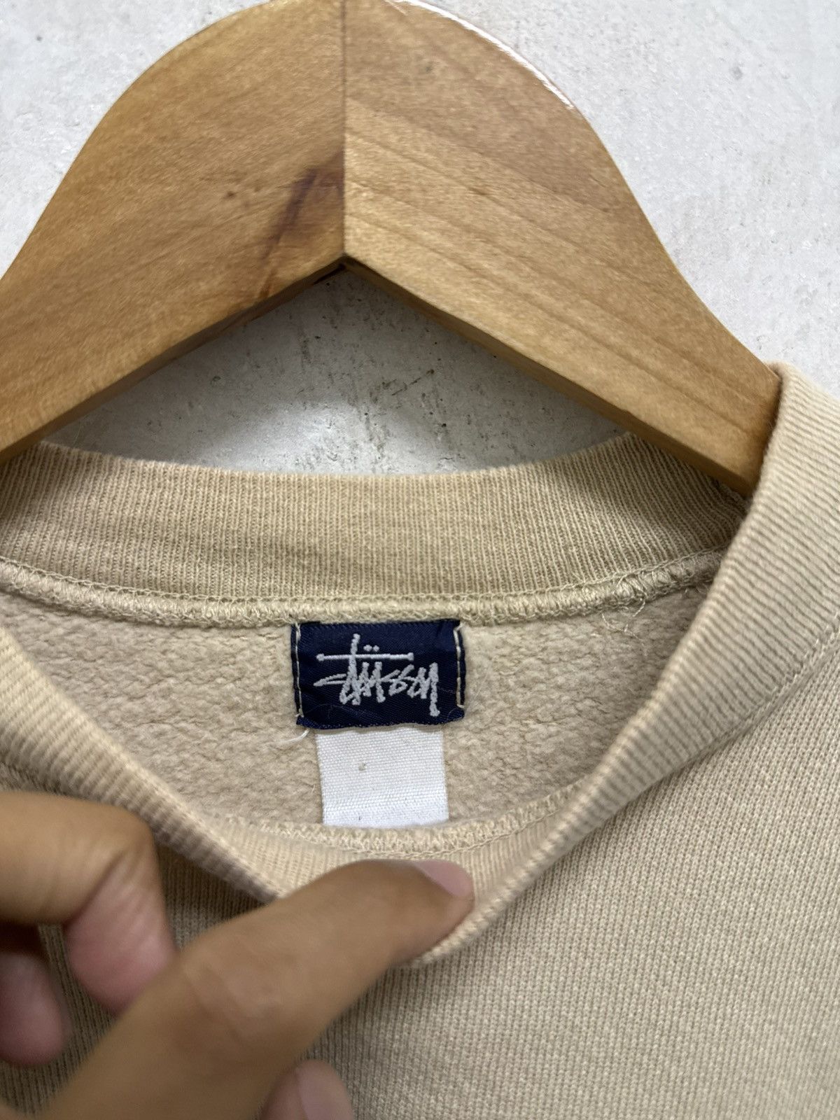 Stussy Vintage 90s Stussy Cross Bone Skull Sweatshirt Size US L / EU 52-54 / 3 - 5 Thumbnail