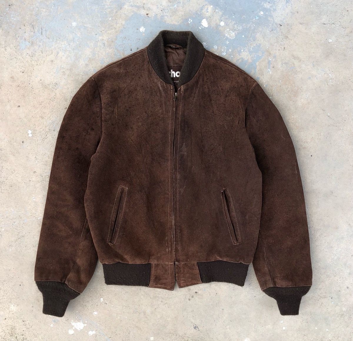 Schott Vintage SCHOTT NYC Suede Leather Bomber Jacket 🇺🇸 Size US M / EU 48-50 / 2 - 2 Thumbnail