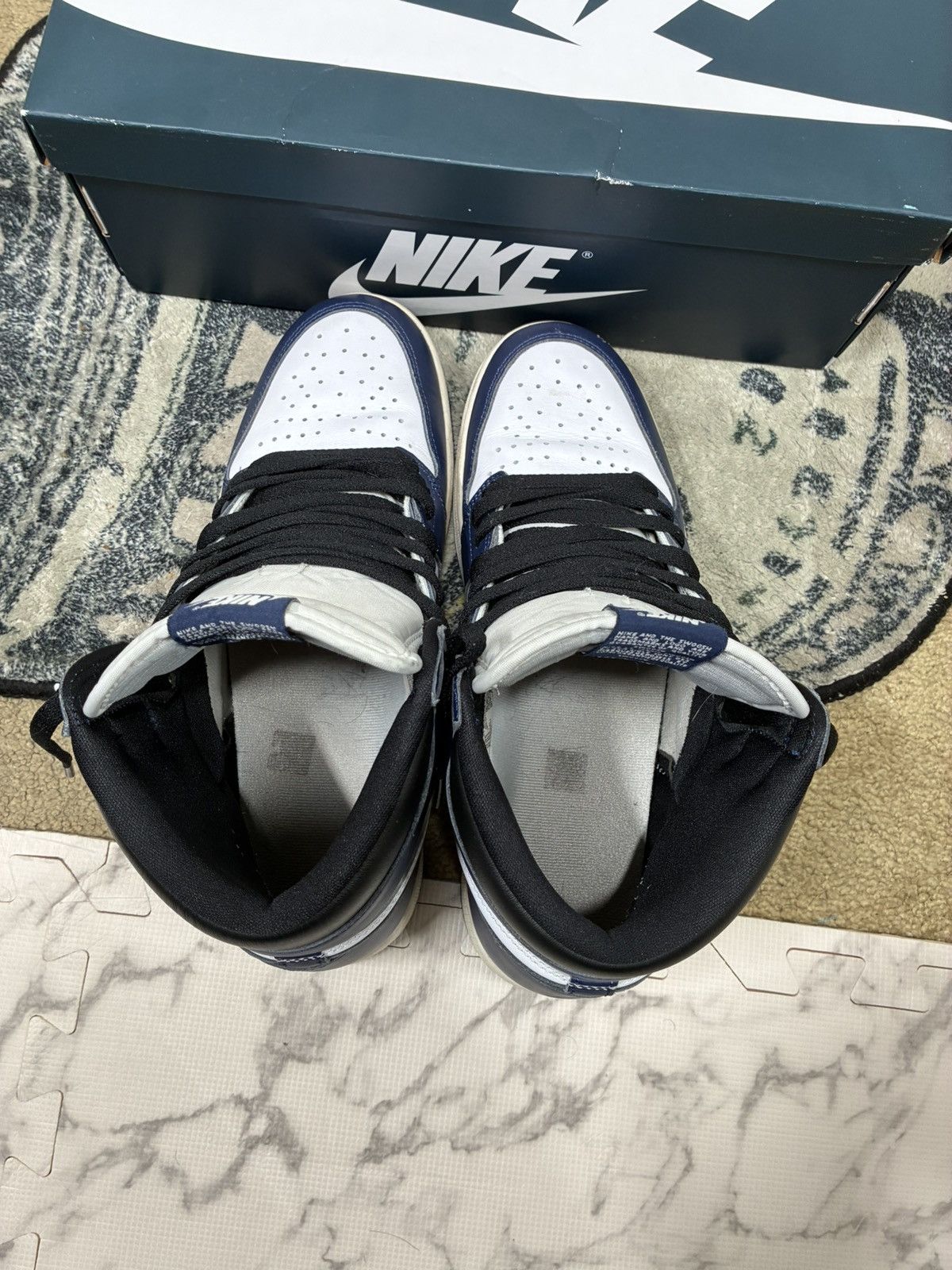 Jordan Brand Jordan 1 Retro OG midnight navy size 11.5 Size US 11.5 / EU 44-45 - 5 Thumbnail