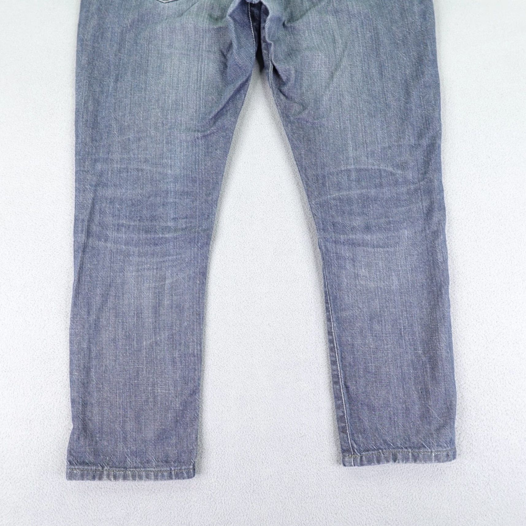 Wallace & Barnes WALLACE & BARNES Jeans Mens 34 Blue Denim Slim Fit Button Fly Pants Size US 34 / EU 50 - 6 Thumbnail