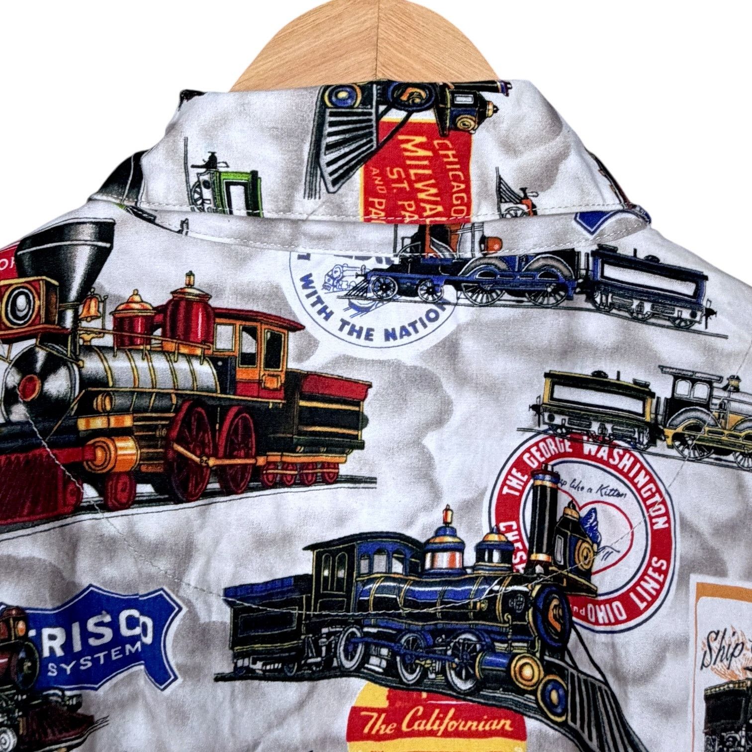 Pacific Trail Max Boxxer Boxer USA Vintage Railroad Men's S/S Button Up XL Size US XL / EU 56 / 4 - 4 Thumbnail