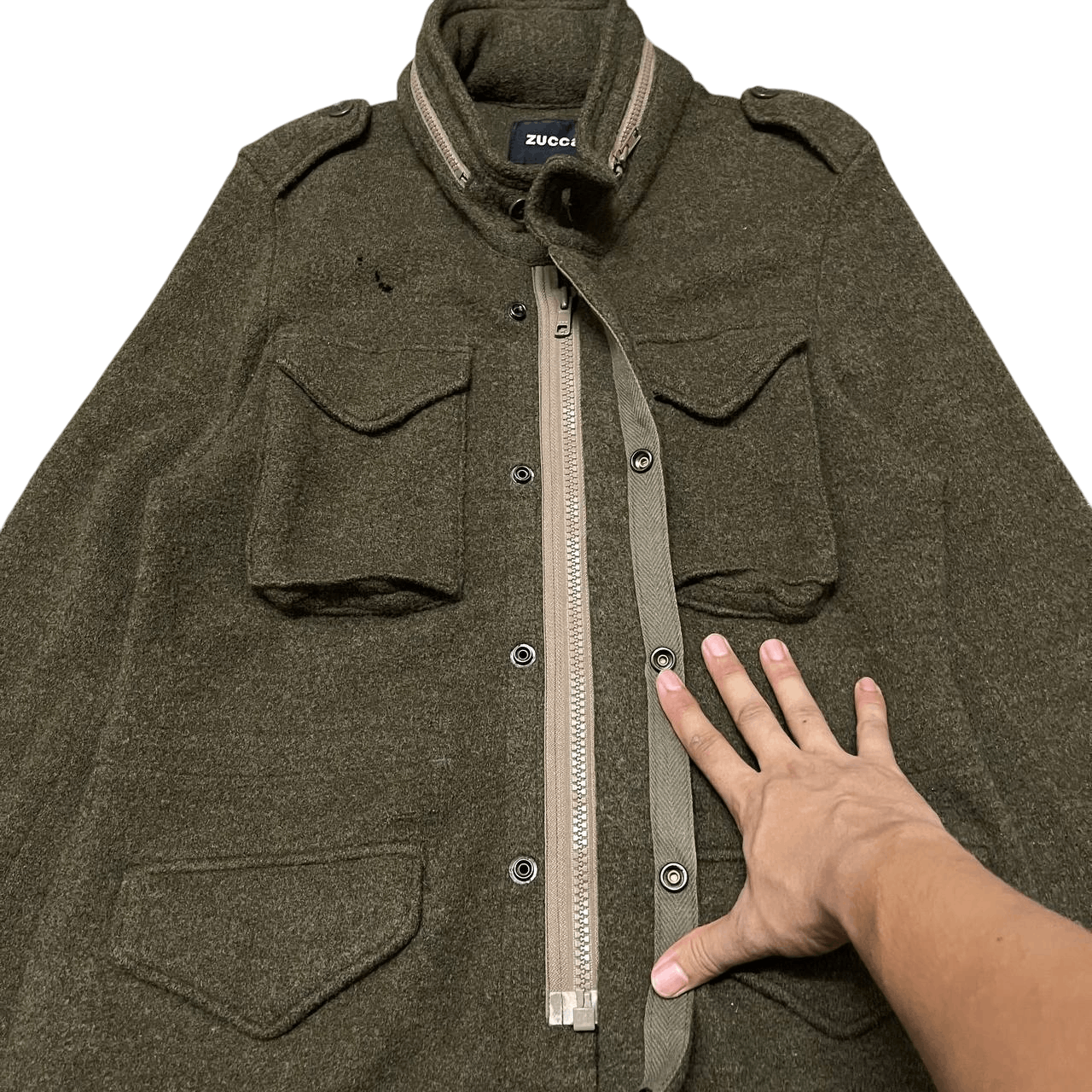 Zucca Vintage Zucca Issey Miyake Wool Jacket Size US M / EU 48-50 / 2 - 6 Thumbnail