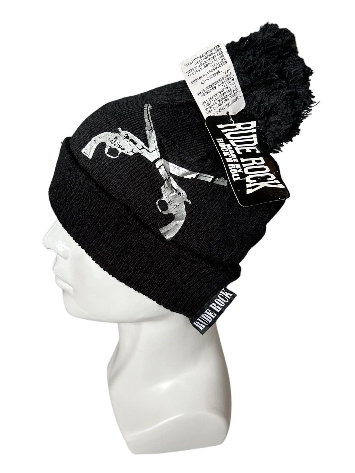 14th Addiction × Hysteric Glamour × Japanese Brand MADE BY ROCK N' ROLL RUDE ROCK BEANIE HATS☠️🎌🎌 Size ONE SIZE - 2 Thumbnail