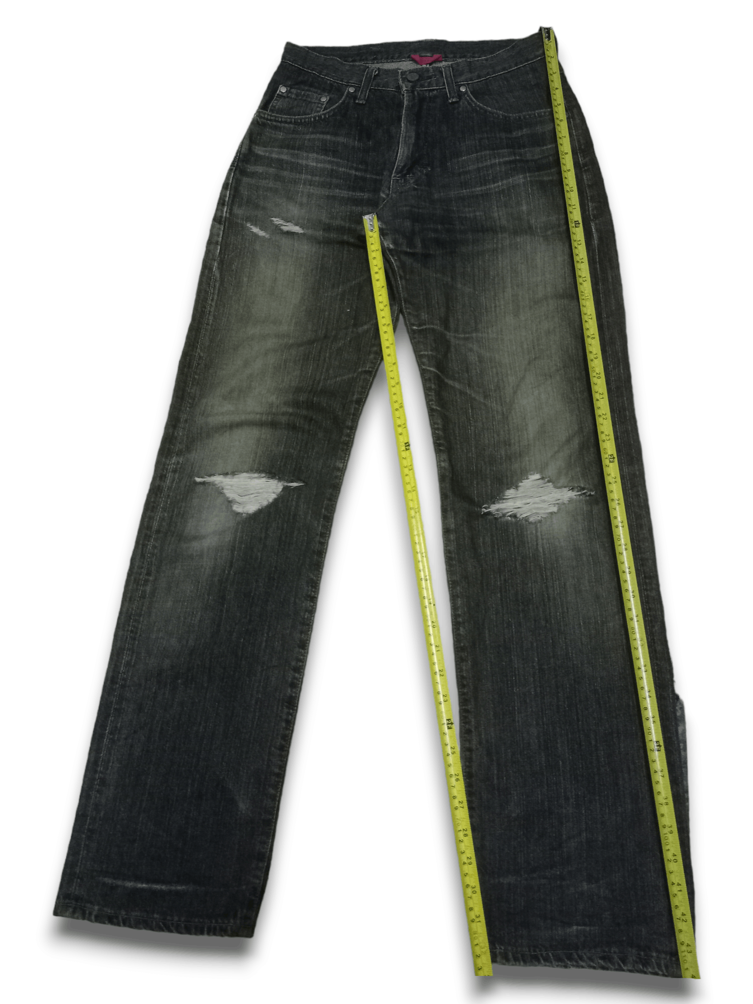 Vintage Japanese Edwin 503 Sick Mud Wash Rip Baggy Jeans