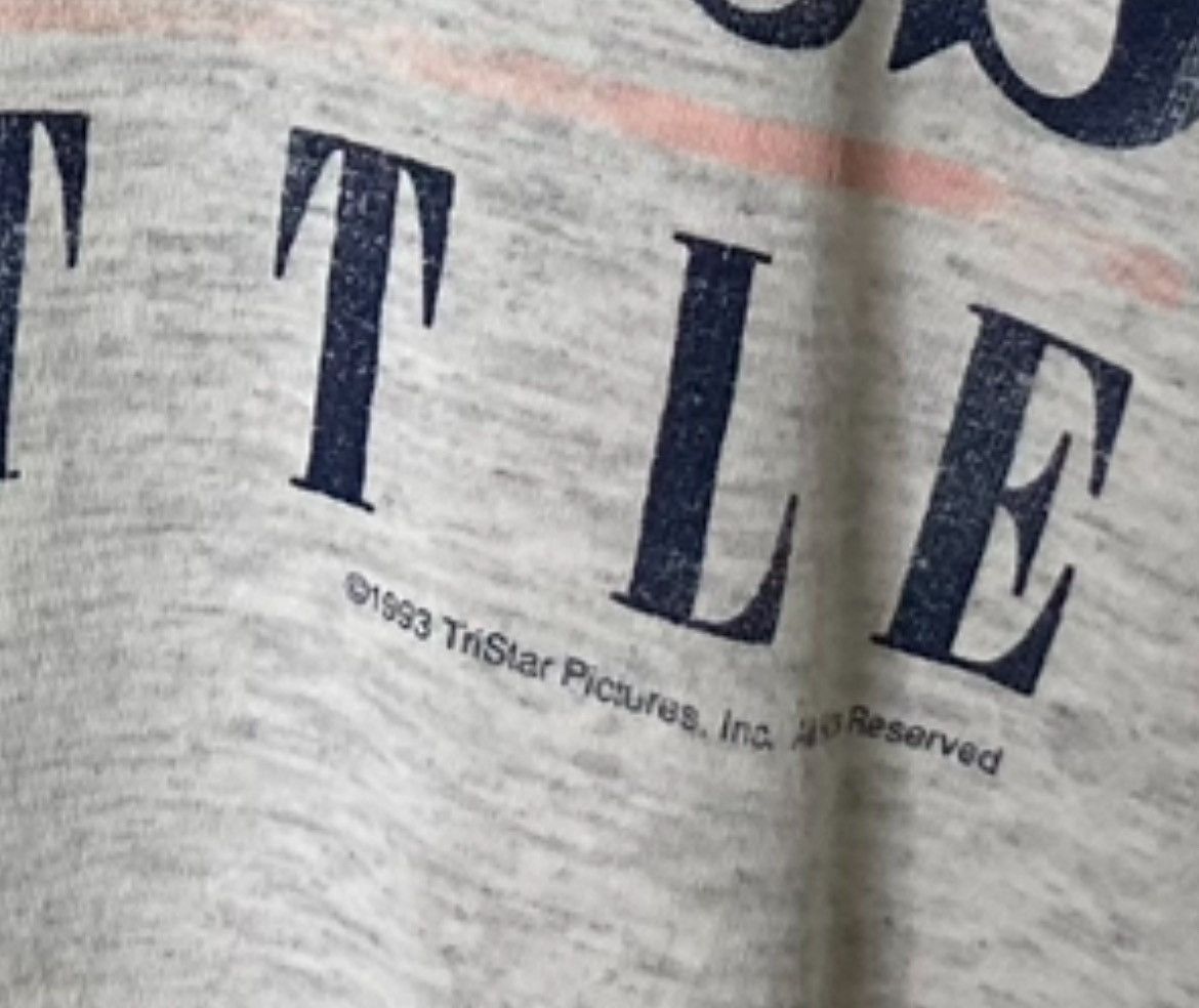 Vintage 1993 Sleepless In Seattle Romance Movie Promo Tee Tom Hanks Size US XL / EU 56 / 4 - 3 Thumbnail