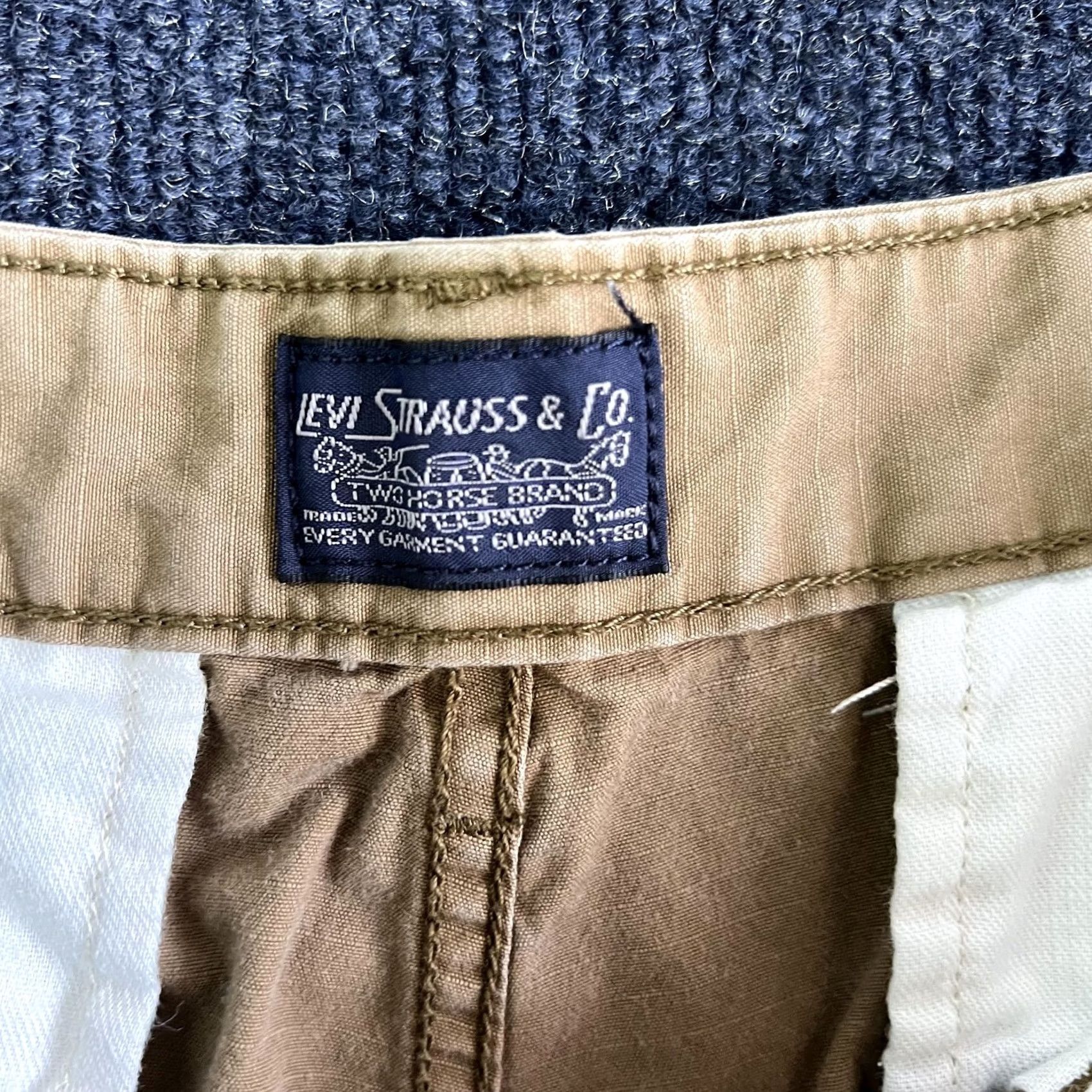Levi's Y2K Mens Levi's Cargo Shorts 38 Beige Ripstop Casual Outdoor Utility Summer Size US 38 / EU 54 - 2 Thumbnail