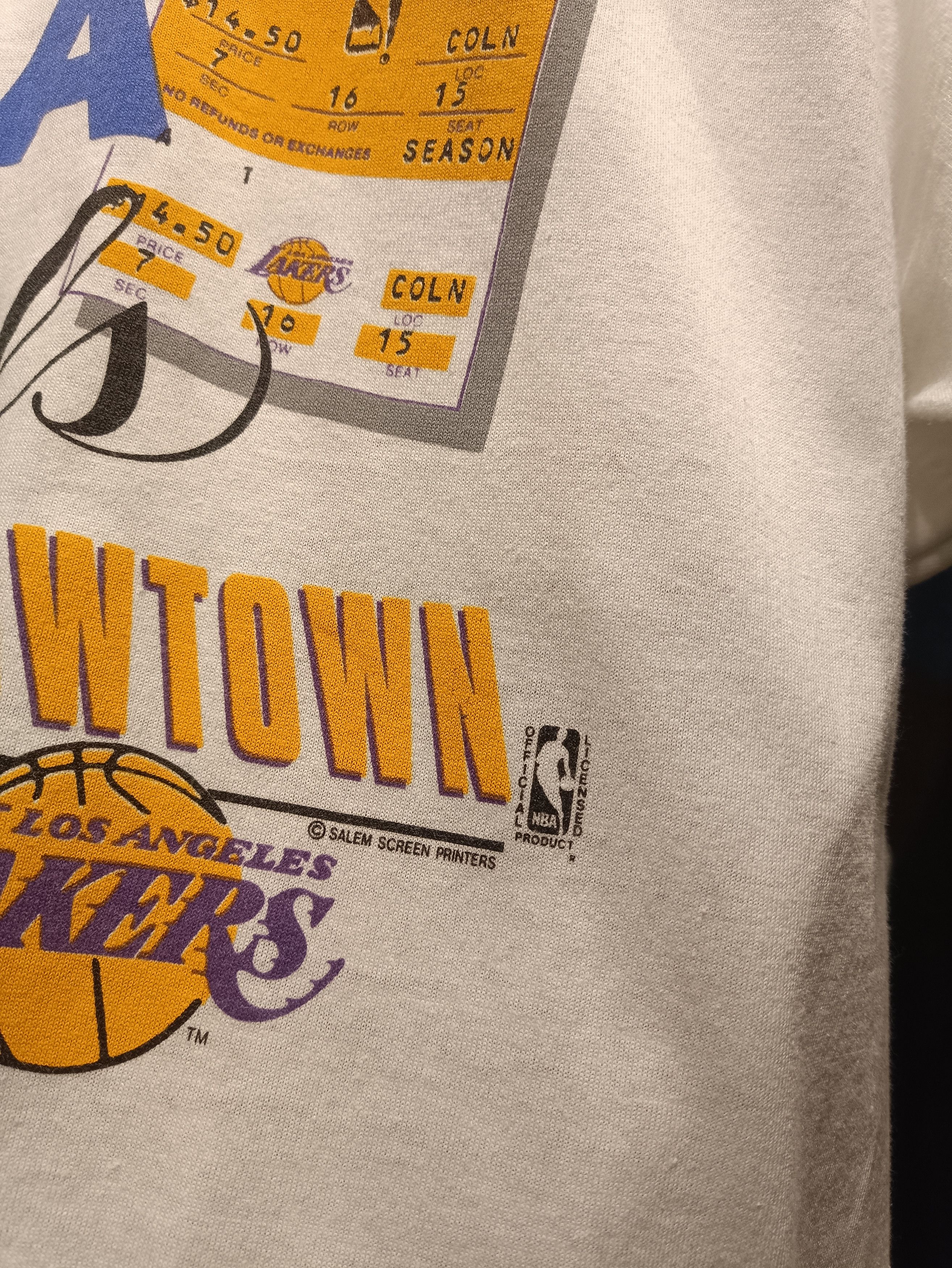 NBA × Vintage vintage 1989 final lakers vs pistons nba Size US XL / EU 56 / 4 - 3 Thumbnail