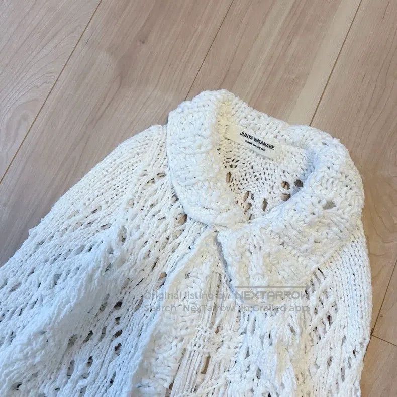 Other Junya Watanabe Ivory Knit Top Coat Size US S / EU 44-46 / 1 - 3 Thumbnail