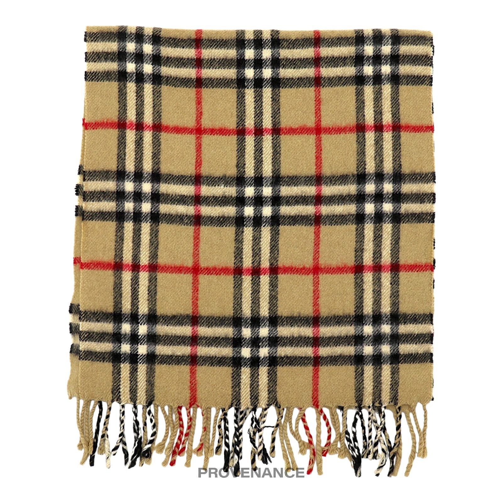 Burberry 🔴 Burberry Scarf - Silver Jubilee Nova Check Cashmere Size ONE SIZE - 2 Thumbnail