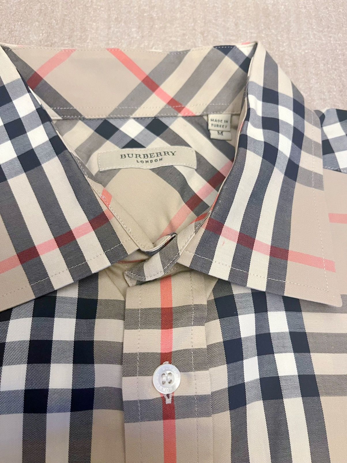 Burberry classic plaid shirt