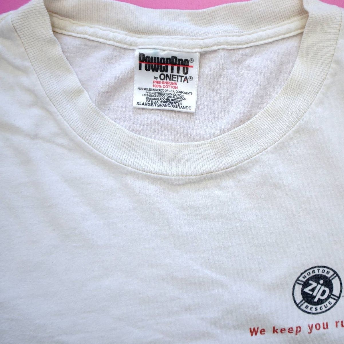 Vintage Vintage 90s Oneita Iomega ZIP Drive Floppy Disk Tee Mens XL Size US XL / EU 56 / 4 - 4 Thumbnail