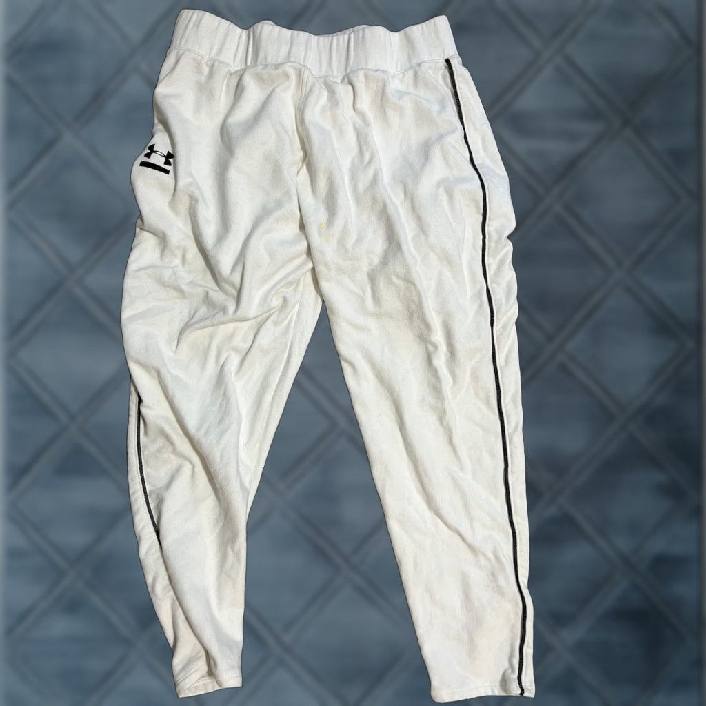 Under Armour Under Armour Fleece Crop Sweatpants White Pockets Womens M Size 32" / US 10 / IT 46 - 1 Thumbnail