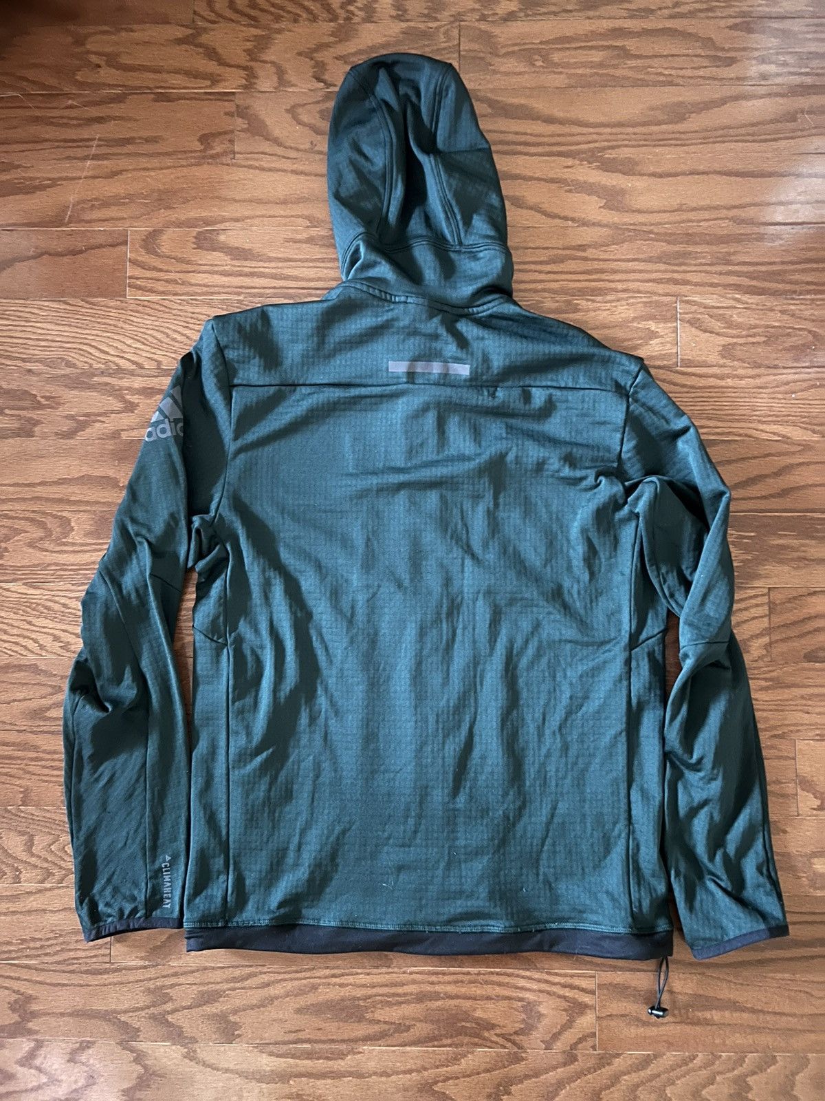 Adidas Green Adidas Athletic Hoodie Size US M / EU 48-50 / 2 - 2 Thumbnail