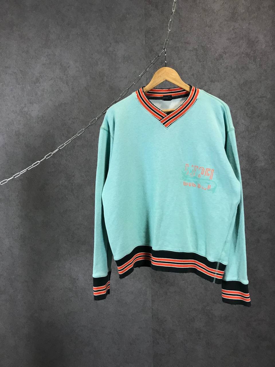 Diesel Diesel vintage distressed Y2K sweatshirt Size US L / EU 52-54 / 3 - 1 Thumbnail