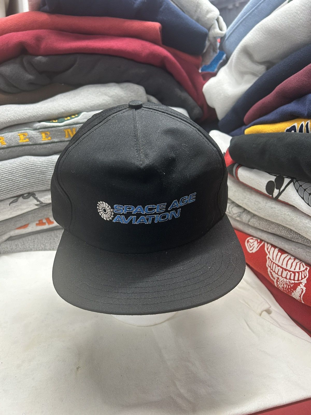 Vintage Crazy Vintage 90s Black Skater Grunge Trucker Snapback Hat Size ONE SIZE - 1 Thumbnail