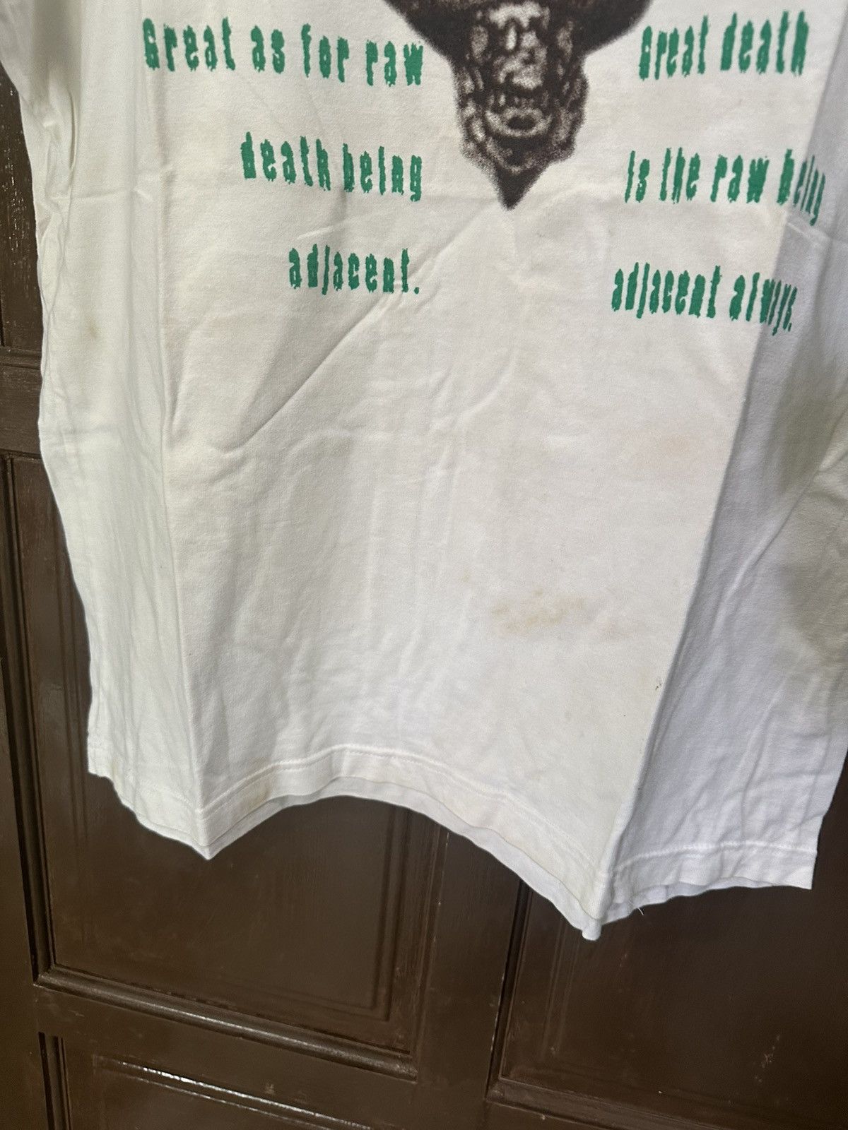 Band Tees × Japanese Brand Vintage Center Clease Punk rock Fake live White shirt Size US XL / EU 56 / 4 - 4 Thumbnail
