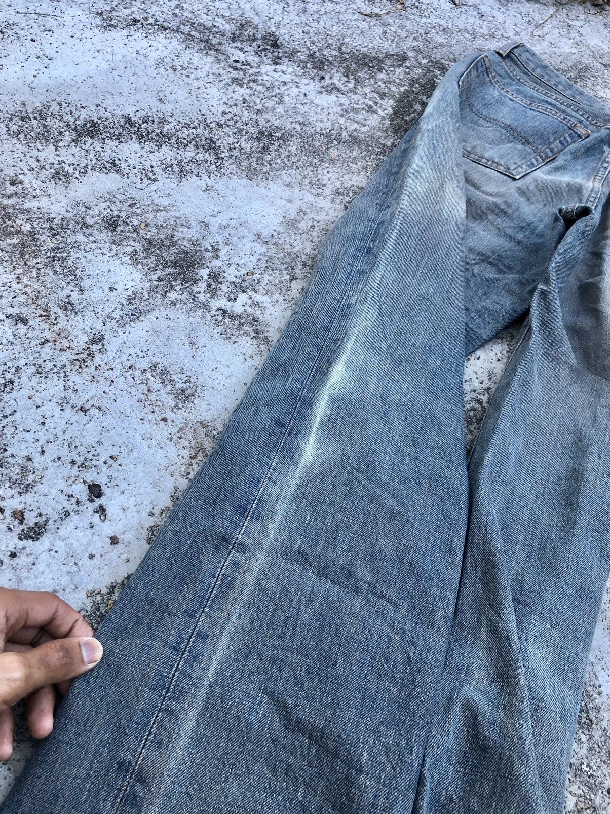 Big John × Vintage FLARED⚡️⚡️RUSTY BLUE VINTAGE BIG JOHN DENIM Size US 28 / EU 44 - 10 Thumbnail