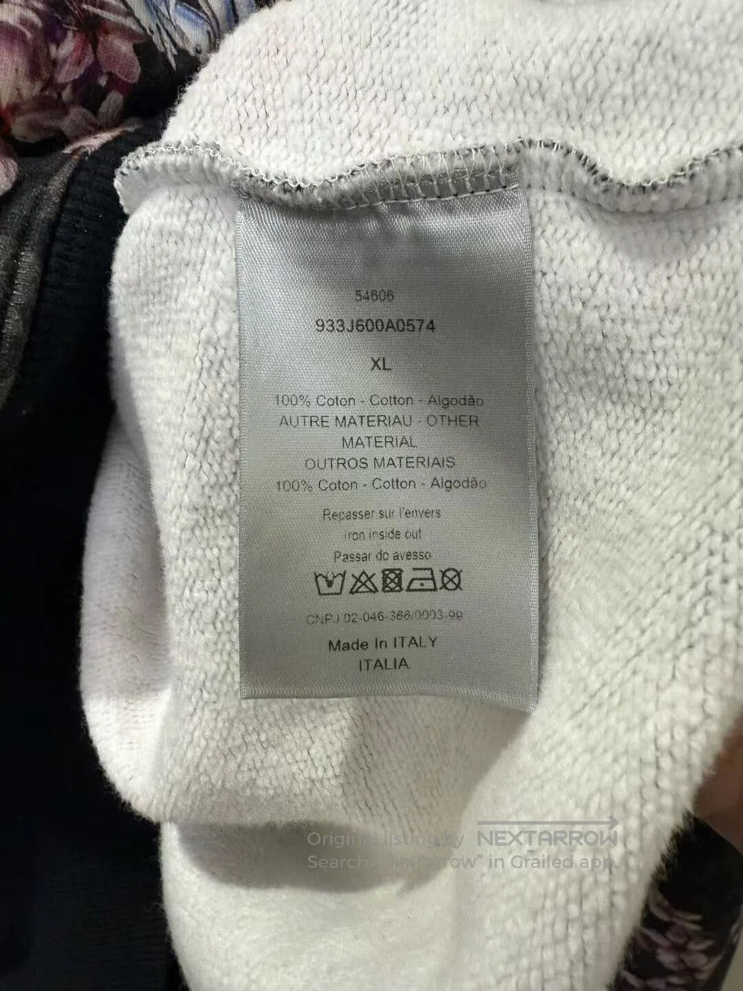 Dior dior x kongshan black floral logo hoodie. Size US XL / EU 56 / 4 - 3 Thumbnail