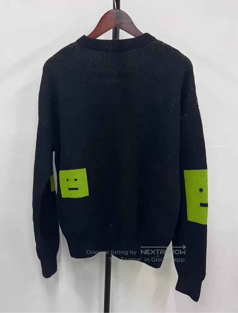 Acne Studios Acne Studios Color Block Jacquard Round Neck Knit Sweater Size US M / EU 48-50 / 2 - 2 Thumbnail