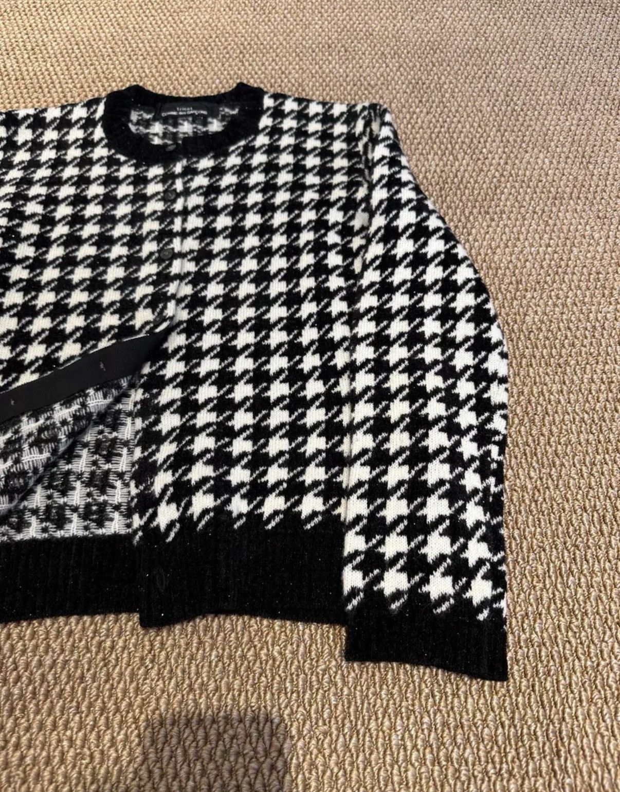 Comme des Garcons Comme des Garçons Wool Houndstooth Cardigan K23 Size M / US 6-8 / IT 42-44 - 3 Thumbnail