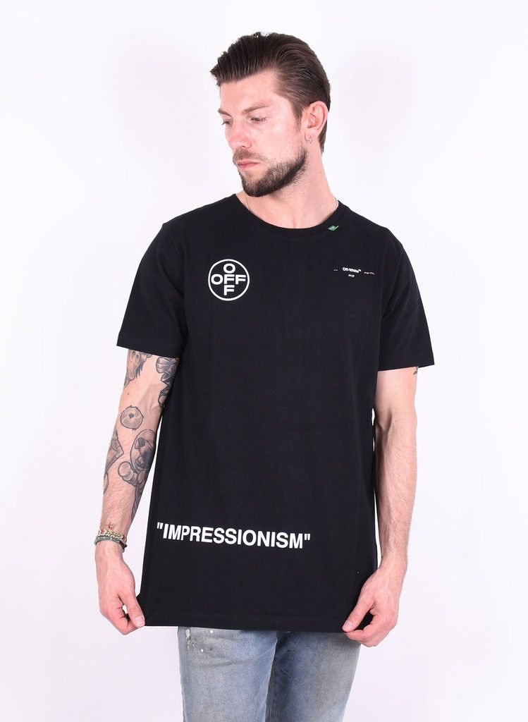 Off-White 🔥[SALE]🔥 Off-White Black Stencil Logo Slim Tee Size US XXS / EU 40 - 6 Thumbnail