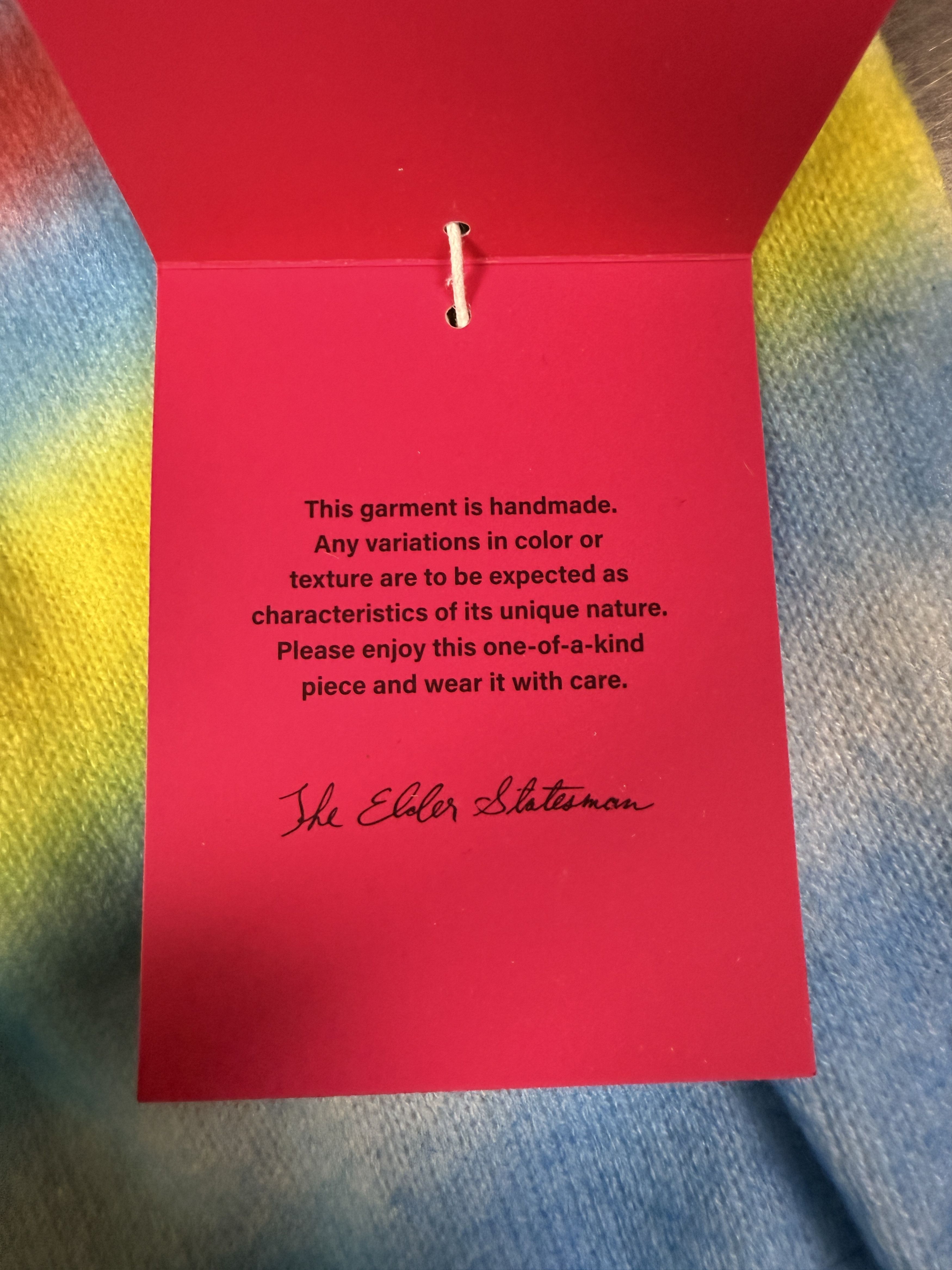 The Elder Statesman $2295 The Elder Statesman Graffiti Crewneck Sweater Size US S / EU 44-46 / 1 - 12 Thumbnail