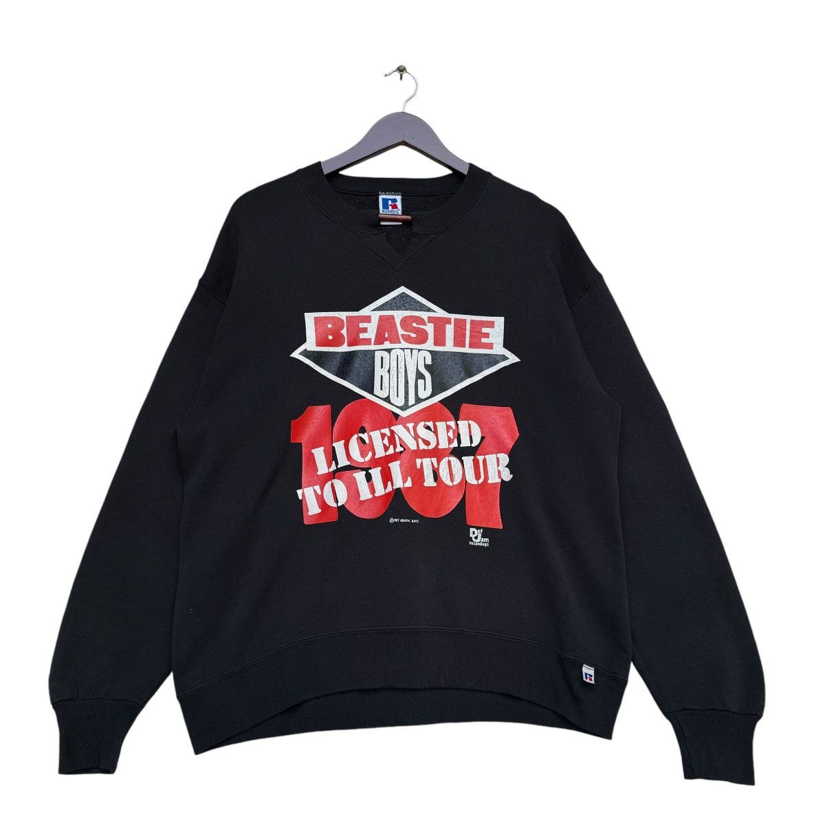 Band Tees × Russell Athletic × Vintage 1987 Beastie Boys Licensed To iLL Tour Def Jam Record Sweats Size US L / EU 52-54 / 3 - 1 Thumbnail